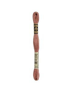 Borduurzijde DMC Mouline Special 117 kl.3859 licht rozenhout 