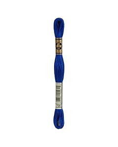 Borduurzijde DMC Mouline Special 117 kl.796 donker royal blauw 