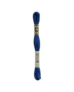 Borduurzijde DMC Mouline Special 117 kl.803 inkt blauw