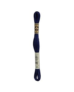 Borduurzijde DMC Mouline Special 117 kl.823 donker navy blauw 