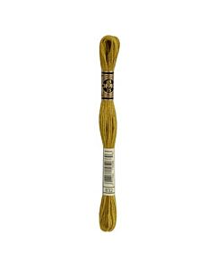 Borduurzijde DMC Mouline Special 117 kl.832 goud olijfkleur 