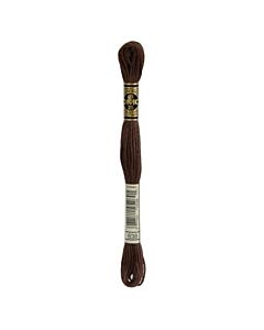 Borduurzijde DMC Mouline Special 117 kl.838 donker chocolade bruin