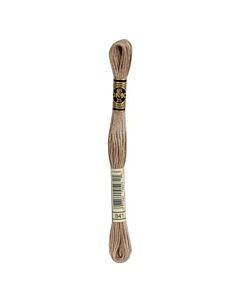 Borduurzijde DMC Mouline Special 117 kl.841 donker bruin/beige