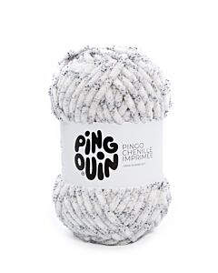 Pingouin Pingo Chenille Imprimée kl.Zebre (zwart/wit)