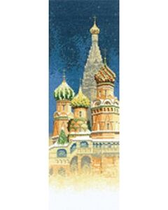 Borduurpakket st. Basils cathedral - Kathedraal st. Basil Moskou van Heritage crafts 