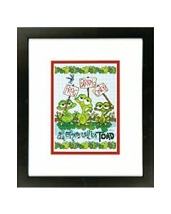 Borduurpakket Kikker parkeerplaats - Frog Parking, Dimensions 7065148