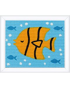 Kinder borduurpakket vis in halve kruissteek van Vervaco pn-0147051