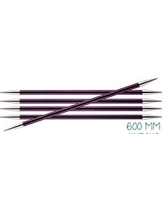Sokkennaalden KnitPro Zing 6.0mm, 20cm lang