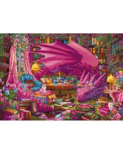 Letistitch borduurpakket halloween horror huis L9967 telpatroon