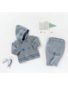 Lana Grossa baby broekje breien van Cool Wool baby uit Infanti Edition