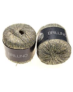 Lana Grossa Brillino kl.16 zwart/roest