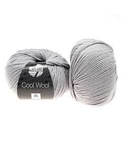 Lana Grossa Cool Wool kl.589 licht grijs