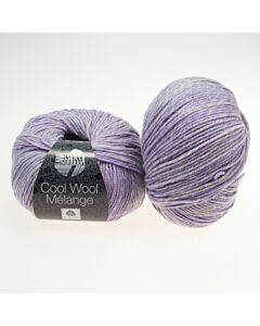 Lana Grossa Cool Wool Melange kl.156 licht paars