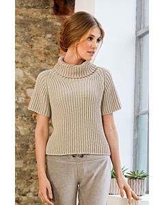 Lana Grossa Cool Wool trui breien met col