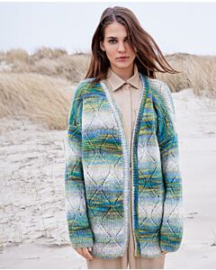 Lana Grossa dames vest breien van Picasso (LB17,M1)