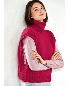 Lana Grossa hesje met col breien van Cool Wool (m34)