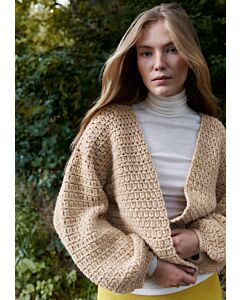 Lana Grossa kort vest haken van Cool Merino Big (H7,M10)
