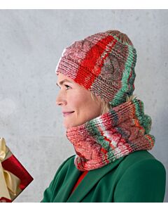 Lana Grossa muts met col breien van Christmas Edition Big