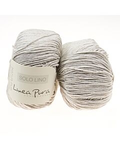 Lana Grossa Solo Lino kl.2 natuurtint grijs