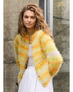 Lana Grossa top-down dames vest breien van Basta Mista (LB20,M10)