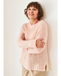 Lana Grossa top down breien van Silkhair (Rosa P Mapala, m2)
