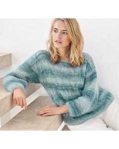 Lana Grossa trui breien van Silkhair Haze Dégradé (m36)