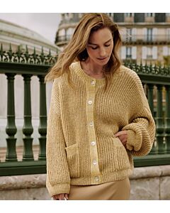 Lana Grossa vest breien van Cara (LookBook14, m,1)