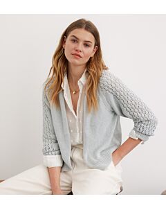Lana Grossa vest breien van Landlust Sommerseide (Filati 67, m47) | C.R. Couture




