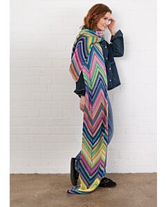 Lana Grossa zigzag sjaal breien van Farfalla (DC9,M19)