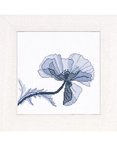 Borduurpakket poppy 1 van Lanarte  aida