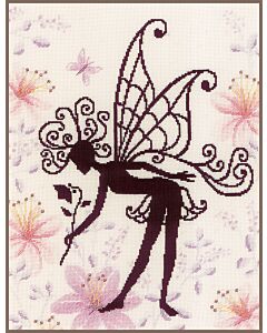 Lanarte borduurpakket bloemenfee silhouetten pn-0188915