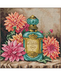 Lanarte borduurpakket de geur van Dahlia's pn-0206925 