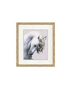 borduurpakket impetuous roan (paard) van lanarte aida