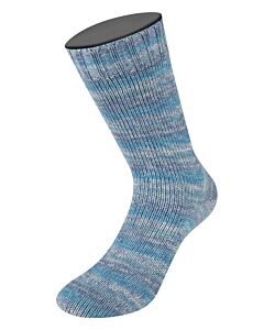 Lana Grossa Landlust Die Sockenwolle kl.928 (crème/blauw/groen/rood/paars) 