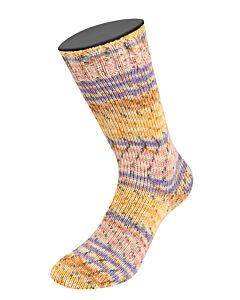 Lana Grossa Meilenweit Arte kl.9959 8-draads sokkenwol (wit/beige/grijs/blauw/geel/roze)
