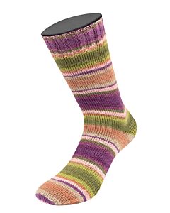 Lana Grossa Landlust Die Sockenwolle kl.219 (paars/blauw/oranje/rood/roze)