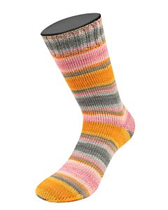 Lana Grossa Landlust Die Sockenwolle kl.219 (paars/blauw/oranje/rood/roze)