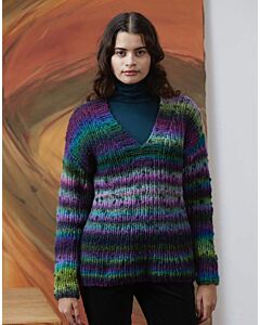 Lang Yarns trui breien van Cloud Tweed (Punto 62, m2) | C.R. Couture