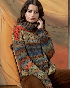 Lang Yarns trui breien van Cloud Tweed (Punto 62, m9)