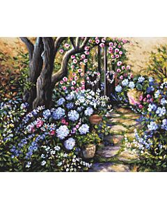 Borduurpakket wonderland garden Letistitch 982