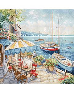 Letistitch borduurpakket 'seascape' L9927 telpatroon