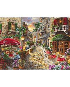 Letistitch borduurpakket early evening in Avola te borduren B8021