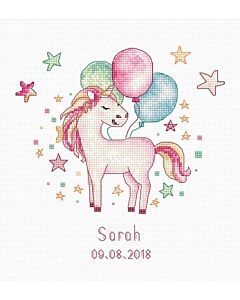 Borduurpakket Unicorn om te borduren van Luca-s  b1149