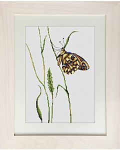 Borduurpakket Butterfly vlinders  om te borduren van Luca-s  b2245