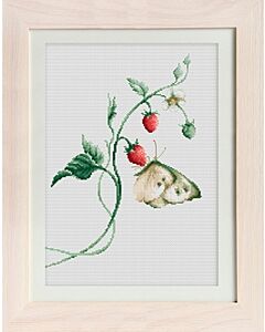 Borduurpakket aroma of summer vlinders om te borduren van Luca-s B2268