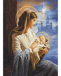 Luca-s borduurpakket Saint Mary and the Child B617
