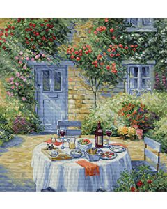 Luca-s borduurpakket 'romantic garden' BU5055 telpatroon