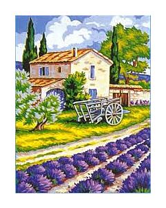 stramien Mediterranean campagne om te borduren van Margot 153.1336