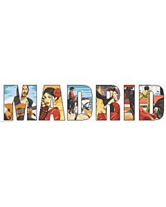 Borduurpakket Madrid  met telpatroon van Marie Coeur om te borduren