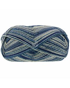 Meilenweit Blue Denim Mix kleur 4604 van Lana Grossa